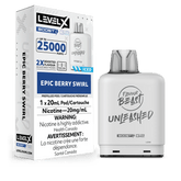 Level X Flavour Beast Unleashed Boost Pod - Epic Berry Swirl available on Canada online vape shop